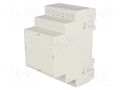 Enclosure: for DIN rail mounting; Y: 90mm; X: 52mm; Z: 65mm; ABS KRADEX Z107J-ABS-V0