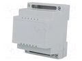 Enclosure: for DIN rail mounting; Y: 89mm; X: 69.7mm; Z: 64.7mm; ABS KRADEX Z-100-ABS