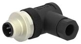SENSOR CONNECTOR, M12, R/A PLUG, 4POS T4113501041-000