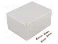 Enclosure: multipurpose; X: 90mm; Y: 115mm; Z: 55mm; ABS; grey; IP65 COMBIPLAST CP-11-3