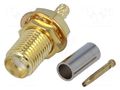 Connector: antenna; plug; SMA-B; straight 4CARMEDIA CONN.07