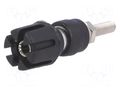 Connector: 4mm banana; socket; 30A; 60VDC; 59mm; black; 30mΩ CLIFF CL159715