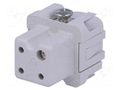 Connector: HDC; contact insert; female; CK; PIN: 4; 10A; 400V; 3+PE ILME CKF03