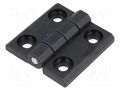 Hinge; Width: 50mm; technopolymer PA; black; H: 50mm ELESA+GANTER CFM.50CH-6