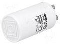 Capacitor: polypropylene; motors, run; 4.5uF; 450V; Ø35x60mm; ±5% SR PASSIVES CBB60A-4.5/450