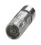 CIRCULAR CONN, PLUG, 5+PE, CRIMP 1628997