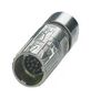CIRCULAR CONN, PLUG, 17POS, CRIMP 1629006