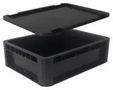 ESD STORAGE BOX W/ LID, 400X300X120MM MP008307