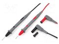 Test leads; Urated: 60VDC; Len: 0.8m; probe tip,banana plug 4mm AXIOMET PPOM-14