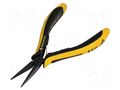 Pliers; half-rounded nose,elongated; ESD; 140mm BERNSTEIN BRN-3-686-15