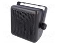 Car loudspeaker enclosure; plastic; black; 87mm PER.PIC. BOX0006