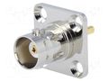 Connector: BNC; socket; female; straight; soldering YIZN Jiangsu Tengyu Electronics co. BNC-126
