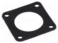 Socket gasket; flange (4 holes); size 14S; 97,MS/DS AMPHENOL BMA31-14
