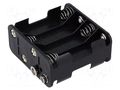 Holder; AA,R6; Batt.no: 8; 6F22 type; black COMF BH-383B
