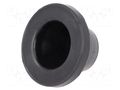 Grommet; Ømount.hole: 38mm; rubber; black; Panel thick: max.2mm ELPROD BDE-29