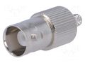 Connector: BNC; plug; female; straight; 50Ω; crimped; for cable; POM AMPHENOL RF B6121E1ND3G550