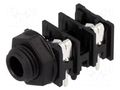 Connector: Jack 6,3mm; socket; female; mono,with double switch AMPHENOL ACJM-PHOP