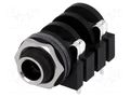 Connector: Jack 6,3mm; socket; female; mono; ways: 2; angled 90° AMPHENOL ACJM-MH