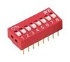 DIP SWITCH, 9POS, SPST-NO, RAISED SLIDE 418117270909