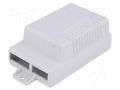 Enclosure: specialist; A: 115mm; B: 72mm; C: 45mm; ABS; grey MASZCZYK ABS-104