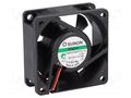 Fan: DC; axial; 12VDC; 60x60x25mm; 61.2m3/h; 43dBA; Vapo; 13.7mmH2O SUNON PMD1206PTV1A