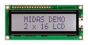 LCD MODULE, 16 X 2, COB, 5.55MM, FSTN MC21605C6W-FPTLWS-V2
