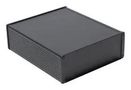 ENCLOSURE, EMI/RFI BOX, ALUMINIUM, BLK 1457U2201EBK