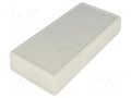 Enclosure: with panel; with flap on baterries; 1593; X: 66mm; ABS HAMMOND HM-1593YGY