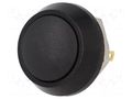 Switch: vandal resistant; Pos: 2; SPST-NO; 2A/36VDC; IP65; OFF-(ON) ONPOW V12B-12N-A