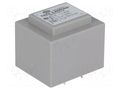 Transformer: encapsulated; 2.4VA; 230VAC; 6V; 400mA; PCB; IP00 INDEL TSZZ2.4/6V