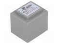 Transformer: encapsulated; 3VA; 230VAC; 6V; 500mA; PCB; IP00; C: 29mm INDEL TSZZ2.8/6V
