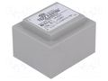 Transformer: encapsulated; 4.5VA; 230VAC; 24V; 180mA; PCB; IP00 INDEL TSZZ4/24V