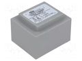 Transformer: encapsulated; 7VA; 230VAC; 9V; 770mA; PCB; IP00; A: 45mm INDEL TSZZ6/9V