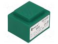 Transformer: encapsulated; 6VA; 110VAC; 9V; PCB; IP00; A: 38mm BREVE TUFVASSONS TEZ6/110/9V
