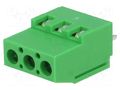 Connector: PCB terminal block; terminal; 24A; 250V; angled 90° PTR MESSTECHNIK TB-5.0-P-3P-19