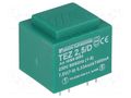 Transformer: encapsulated; 2.5VA; 230VAC; 7.5V; 333.3mA; PCB; IP00 BREVE TUFVASSONS TEZ2.5/D/7.5V