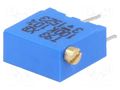 Potentiometer: mounting; multiturn; 100kΩ; 500mW; THT; ±10%; linear VISHAY T93XB100K