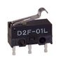 MICROSWITCH, SPDT, 0.1A, 30VDC, 75GF/THT D2F-01FL3