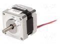 Motor: DC; bipolar,stepper; 12VDC; step 1,8°; 0.21Nm; 0.4A WObit 39BYGH405B