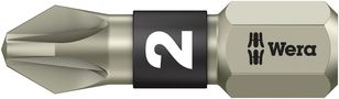 3855/1 TS bits, stainless, PZ 2x25, Wera 05071021001