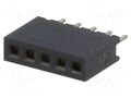 Connector: pin strips; socket; female; PIN: 5; straight; 1A; THT CONNFLY DS1065-01-1X5S8BV