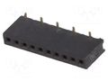 Connector: pin strips; socket; female; PIN: 10; straight; 1A; SMT CONNFLY DS1065-02-1X10S8BS