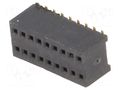 Connector: pin strips; socket; female; PIN: 18; straight; 1.27mm CONNFLY DS1065-10-2X9S8BS