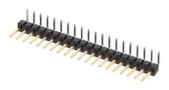 CONN, R/A HEADER, 20POS, 1ROW, 2.54MM 90121-0780