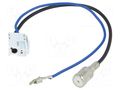 Cable; Car brand: Honda; ISO; socket,plug x2 4CARMEDIA AA-HONDA.02-ISO/F