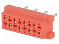 Connector: Micro-MaTch; socket; female; PIN: 8; THT; 2x4 TE Connectivity AMP-215079-8