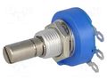 Potentiometer: shaft; single turn; 1kΩ; 2W; ±10%; 6.35mm; linear BOURNS 3852A-282-102AL