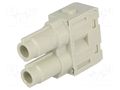 Connector: HDC; module; female; Han-Modular®; PIN: 2; 70A; 1000V HARTING 09140022741