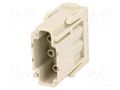Connector: HDC; module; male; 16A; 500V; Han-Modular®; PIN: 6; Han E® HARTING 09140063001