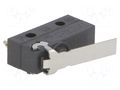 Microswitch SNAP ACTION; 0.1A/125VAC; 0.1A/30VDC; with lever HONEYWELL ZW10E15CD1